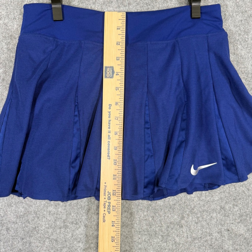 Nike Tennis Skort Womens Small Blue Pleated Dri-FIT Court Victory 728833-455 - Picture 3 of 8